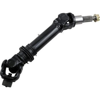 The Polaris CV Axle Kit Complete OEM Replacement Standard Rear Left & Right by Moose Offroad is shown isolated on a white background, featuring black shafts with universal joints and durable chromoly steel construction.