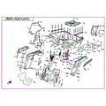 REAR PLASTICS 1 - 2021 CFMOTO ZFORCE 800 Trail
