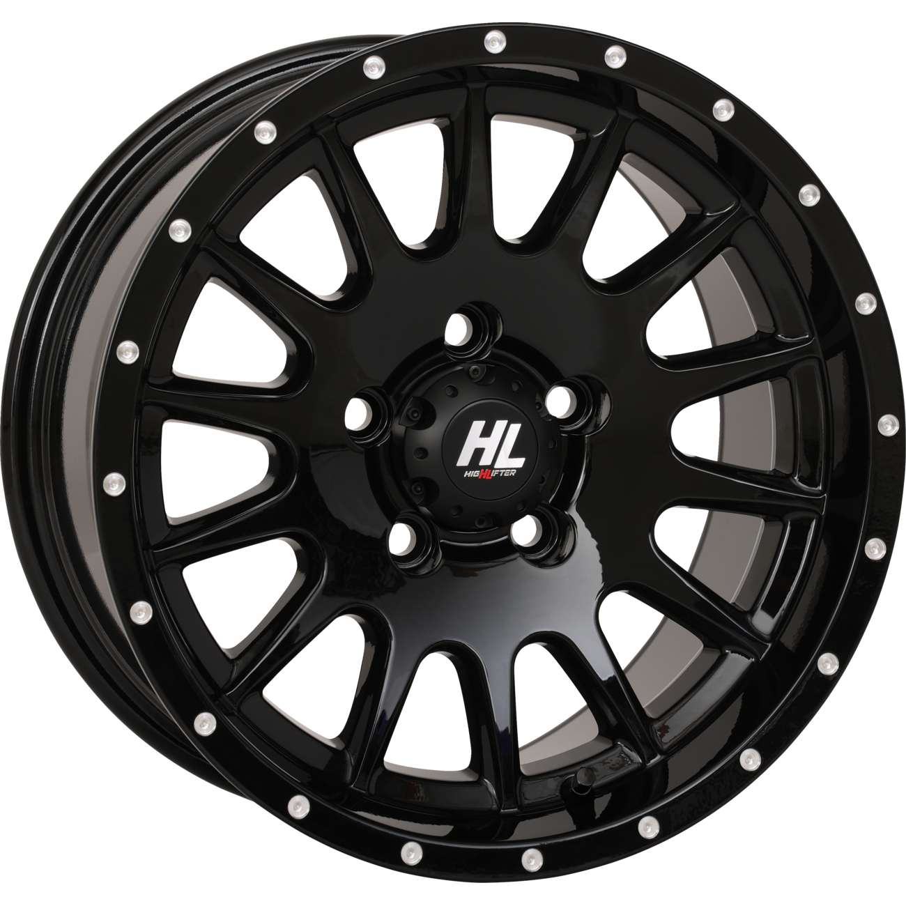 HIGH LIFTER HL25 15x7 Black Wheel for Front and Rear Applications