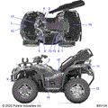 BODY: DECALS - 2021 POLARIS SPORTSMAN XP 1000 HUNTER EDITION