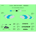 DECAL KIT (NEW ROYAL BLUE) - 2022 CFMOTO CFORCE 400