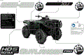 BODY - FEATURE DECALS - 2026 CAN AM OUTLANDER PRO HD5 4X4 XU - COMPASS GREEN