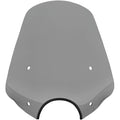 Big Shot Windshield - 7" Headlight Cutout - Black Smoke by Memphis Shades
