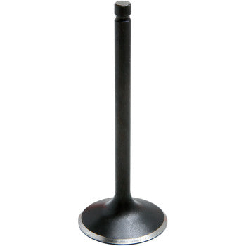 The Yamaha Exhaust Valve 34.00 mm Standard by Kibblewhite is a metal engine valve with a long stem and wide, flat circular base, typically used in internal combustion engines to control exhaust gas flow.