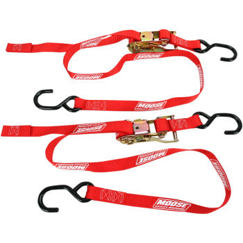 Ratchet Tie Down 1" Red by Moose Offroad