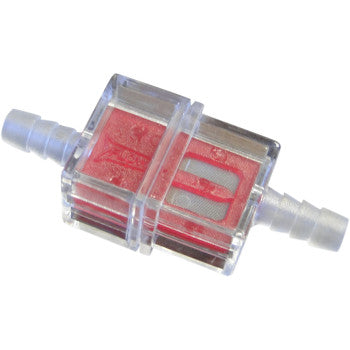 In Line Fuel Filters Red 1/4 " Display of 21 by Helix