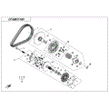 CVT ASSY (NON SPEED LIMITED&DIE THRUST COLLAR) - 2020 CFMOTO CFORCE 800 XC