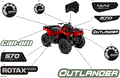 BODY - DECALS - 2023 CAN AM OUTLANDER 570 EFI 4X4