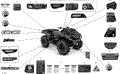 DECALS - X MR - 2020 CAN AM OUTLANDER 1000R EFI X MR