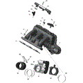ROTAX - AIR INTAKE MANIFOLD AND THROTTLE BODY - TURBO RR - 2022 CAN AM MAVERICK MAX TURBO RR DS