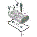 ROTAX - VALVE COVER - 2026 CAN AM MAVERICK TURBO RR DS - SCANDI BLUE - 72" WIDTH