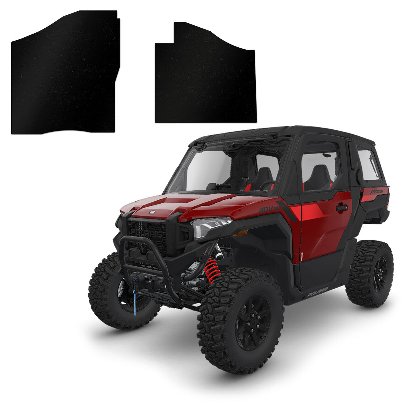 Floor Mat Set 2 Piece for Polaris by DEI