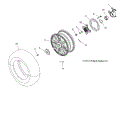 WHEELS: FRONT and HUB - 2015 POLARIS SPORTSMAN 850 SP