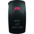 Lighted Switch Roof Light Bar LED Red by DragonFire Racing
