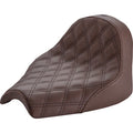 Seat - Renegade Solo - Lattice Stitched - Brown by Saddlemen