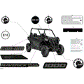 BODY - DECALS - 2025 CAN AM MAVERICK TRAIL DPS - TIMELESS BLACK METALLIC - 50" WIDTH