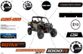 BODY - DECALS - 2023 CAN AM COMMANDER 1000R EFI XT P