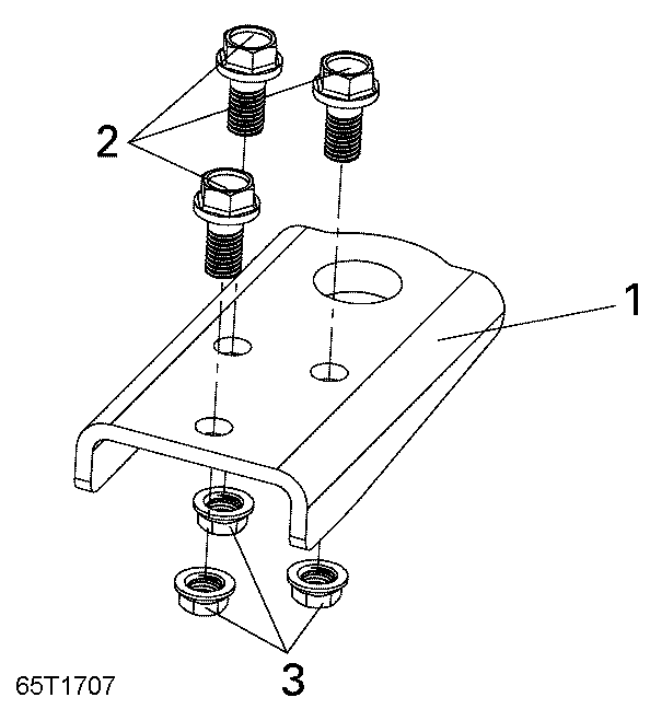 An Image of a Genuine Can-Am Parts Schematic Diagram showing the schematic - HITCH