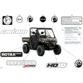 BODY - DECALS - 2025 CAN AM DEFENDER HD10 X MR - WILDLAND CAMO - 67" WIDTH