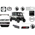BODY - DECALS - 2026 CAN AM DEFENDER MAX HD11 LTD CAB - HYBRID WHITE PEARL - 65" WIDTH