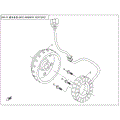 MAGNETO STATOR ASSY. (EPS) - 2022 CFMOTO ZFORCE 500
