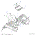 BODY: FRONT CAB (2) - 2023 POLARIS SPORTSMAN TOURING 570