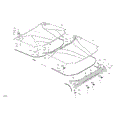 BODY - ROOF - 2025 CAN AM COMMANDER MAX 700 XT - FIERY RED METALLIC - 60" WIDTH CALI