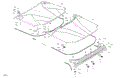 BODY - ROOF - 2025 CAN AM COMMANDER MAX 1000R EFI XT P - MINERAL GRAY SATIN - 64" WIDTH CALI