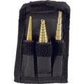 3 Pc Step Drill Set by Performance Tool