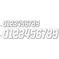 #3 White 6 Race Series 3/Pack By D'Cor