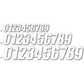 #3 White 7 Slash Series 3/Pack By D'Cor