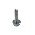 A Bolt M6X22 by CF Moto with a hex flange and built-in washer stands upright on a white background, perfect for CF-Moto UTV parts replacement.