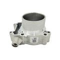 Silver metal cylinder head with 99mm bore and mounting holes, designed for Polaris engines.