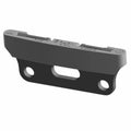 Black rectangular Cam Drive Upper Guide with two circular mounting holes and a central elongated slot.