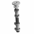 Metal intake camshaft with a polished silver and black segmented cylindrical design and mounting flange on top.