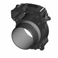 Front Engine Cylinder Indian 104Mm Jet Black | [Incl. Dowels] by Indian
