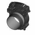 Rear Engine Cylinder Indian 104Mm Jet Black | [Incl. Dowels] by Indian