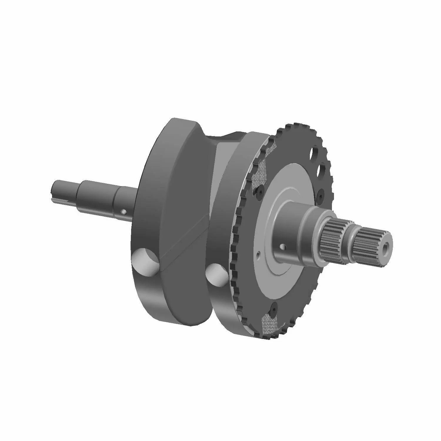 Crankshaft, 56.5mm [Incl. Timing Ring] by Indian