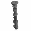 Black metal camshaft exhaust component with multiple cylindrical sections and mounting flange.