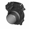 Front Engine Cylinder Indian 93Mm Jet Black | Incl. Dowels by Indian