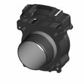 Rear Engine Cylinder Indian 93Mm Jet Black | Incl. Dowels by Indian