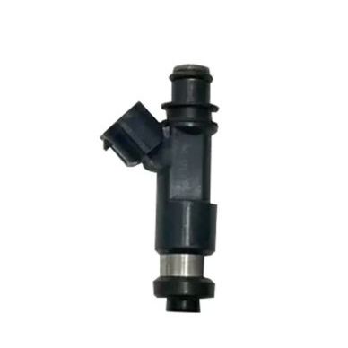 Black plastic fuel injector with metal tip and electrical connector for Polaris Ranger UTV.