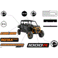 BODY - DECALS - 2025 CAN AM COMMANDER MAX 1000R EFI XT P - MINERAL GRAY SATIN - 64" WIDTH CALI