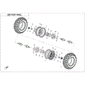 FRONT WHEEL (STEEL) - 2023 CFMOTO CFORCE 400