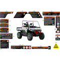 BODY - WARNING DECALS - 2025 CAN AM DEFENDER MAX HD10 X MR - WILDLAND CAMO - 67" WIDTH