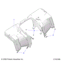 BODY: REAR CAB - 2022 POLARIS SPORTSMAN 570 6X6