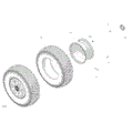 DRIVE - REAR WHEELS - 2024 CAN AM MAVERICK R X - TIMELESS BLACK METALLIC - 77" WIDTH