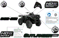 BODY - FEATURE DECALS - 2024 CAN AM OUTLANDER PRO HD5 4X4 - DESERT TAN