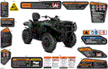 BODY - WARNING DECALS - 2025 CAN AM OUTLANDER MAX 700 4X4 XT - PLATINUM SILVER SATIN