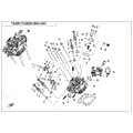CYLINDER HEAD ASSY (WITHOUT FUEL VAPORIZATION SYSTEM) - 2025 CFMOTO CFORCE 600 TOURING